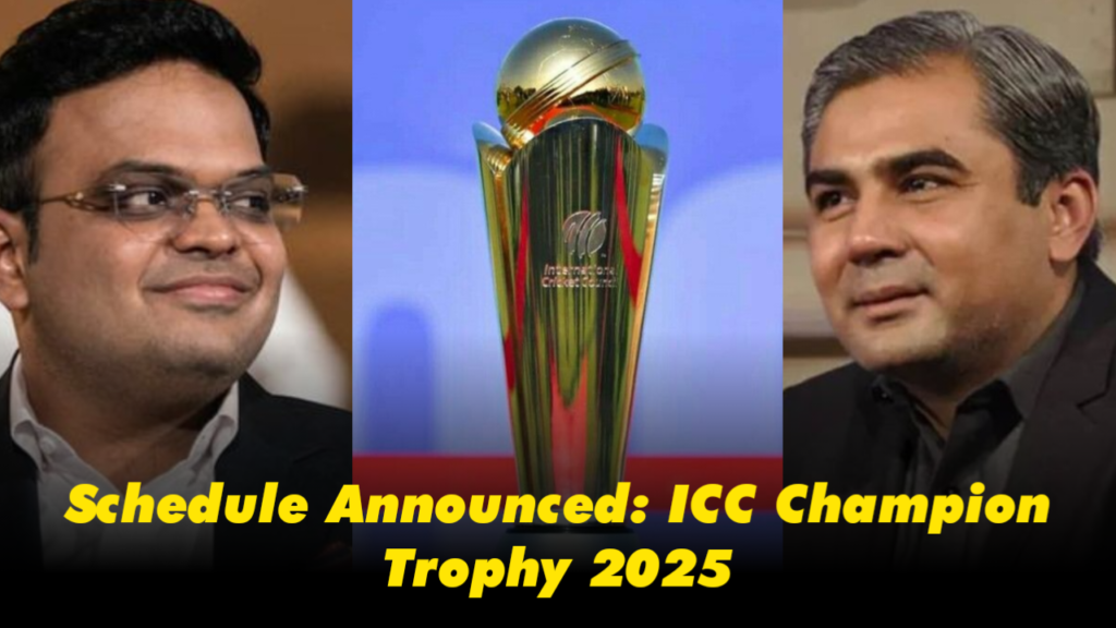 schedule announced icc champion trophy