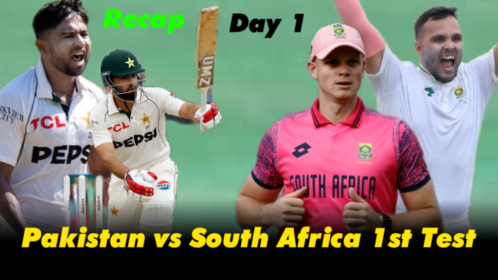 south africa vs pakistan 1st test day 1