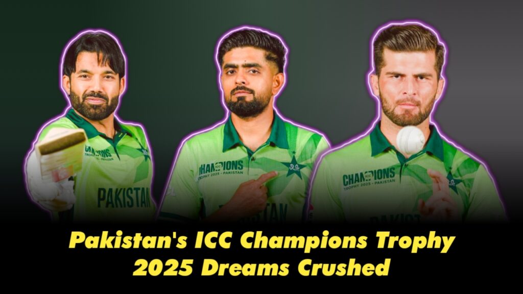 Dreams To Host ICC Champions Trophy 2025 Crushed For Pakistan