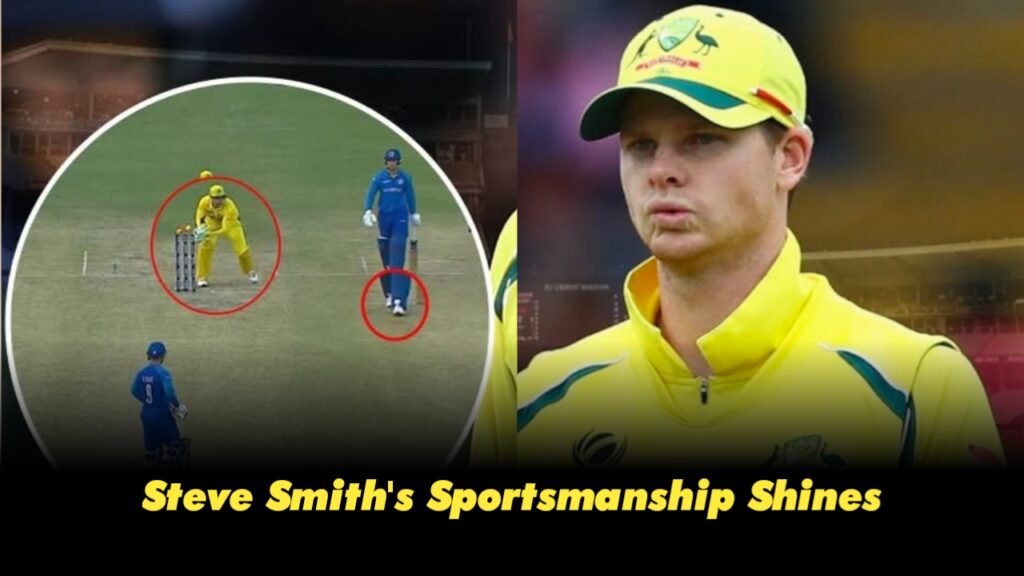 Steve Smith’s Sportsmanship Shines in Champions Trophy Clash